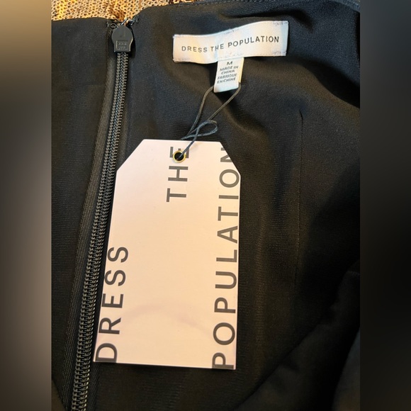 Anthropologie Dress The Population Sweetheart Sequin Dress - Picture 15 of 16